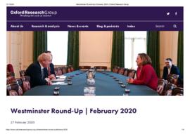Westminster Round-Up  February 2020  Oxford Research Group.pdf