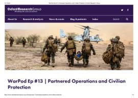 WarPod Ep #13 _ Partnered Operations and Civilian Protection.pdf